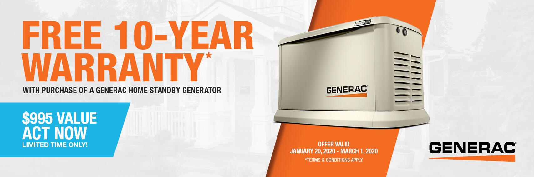 Homestandby Generator Deal | Warranty Offer | Generac Dealer | Cheshire, CT